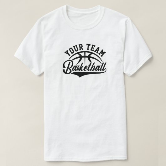 バスケカスタムットチームTシャツ Tシャツ (デザイン正面)
