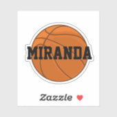 バスケカスタムットボールシール シール (シート)