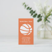 バスケカスタムットボールビジネス 名刺 (スタンド正面)