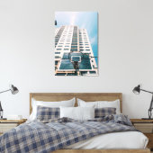 バスケカッコいいットフープ キャンバスプリント (インサイチュ (寝室))