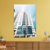 バスケカッコいいットフープ キャンバスプリント (インサイチュ (リビング))