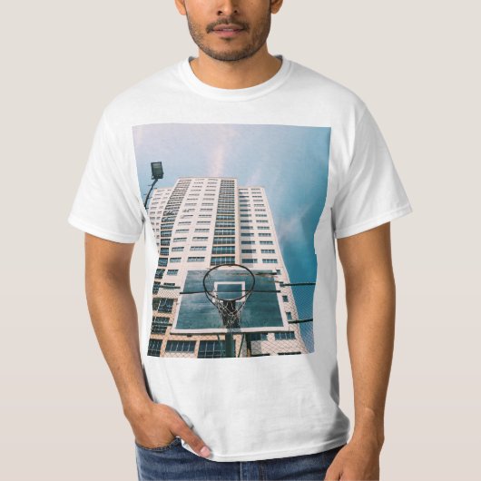 バスケカッコいいットフープ Tシャツ (正面)