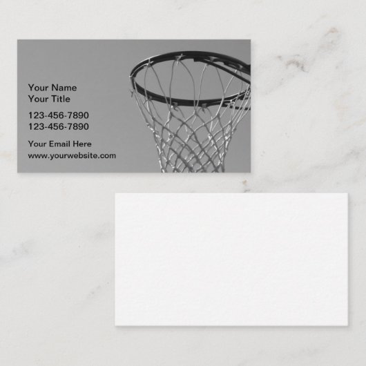 バスケクラシックットコーチ名刺 名刺 (正面/裏面)