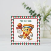 バスケクールットピザパーティー 招待状 (スタンド正面)