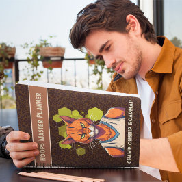 バスケクールットファン向けのキャットギフト ノートブック