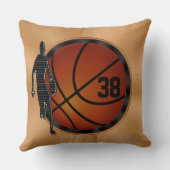 バスケクールットボールシニアナイトアイディア クッション (裏面)