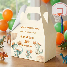 バスケダイナモの男の子お誕生日パーティー Roar & Score Basketball Dino フェイバーボックス