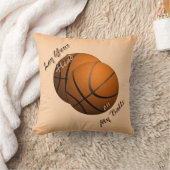 バスケッおもしろいトボールモホ装飾用クッション クッション (ブランケット)