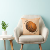 バスケッおもしろいトボールモホ装飾用クッション クッション (椅子)