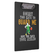 バスケッおもしろいトボール クリップボード (右)