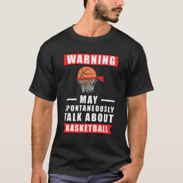 バスケッおもしろいトルデザイン Tシャツ