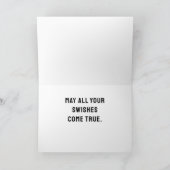 バスケッおもしろいトル誕生日 カード (内部)