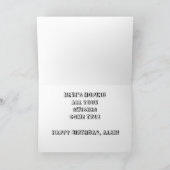 バスケッおもしろいトル誕生日 カード (内部)