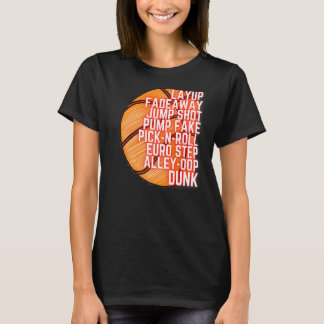 バスケッやる気を起こさせるトボールゲームデイプレーヤー Tシャツ