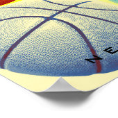 バスケッやる気を起こさせるプの芸術を与え決して上にポップ・アートのしない ポスター (角)