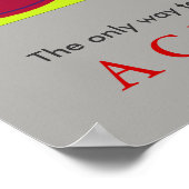 バスケッやる気を起こさせるボーポップ・アートのル芸術 ポスター (角)