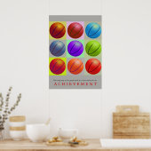 バスケッやる気を起こさせるボーポップ・アートのル芸術 ポスター (キッチン)