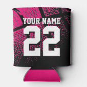 バスケッカスタムトバスケットボールのジャージ番号をクーラー 缶クーラー (裏面)