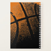 バスケッカスタムトボール選手とコーチのスパイラルプランナー プランナー手帳 (裏面)