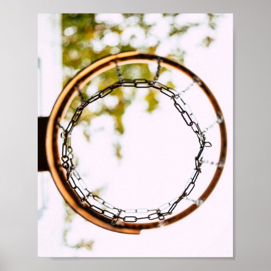 バスケッカッコいいトルデザイン ポスター (正面)