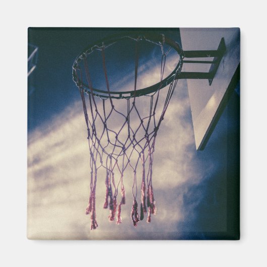 バスケッカッコいいトルデザイン マグネット (正面)