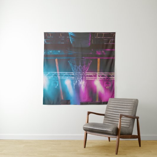 バスケッカッコいいトワーク タペストリー (インサイチュ)