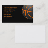 バスケックールトボールスポーツテーマ 名刺 (正面/裏面)