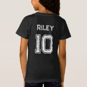 バスケッグランジプ絵を描（ばちゃばちゃ）跳ねる誕生日オールスター Tシャツ (裏面)