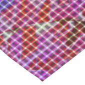 バスケッスタイルダークピンク、薄紫、紫の色調 テーブルクロス (アングル)