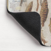 バスケットから脱出している魚を描写する舗装 マウスパッド (コーナー)