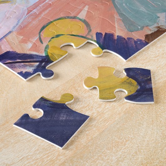 バスケットにオレンジを入れたまま生きる | Edvard Weie ジグソーパズル (側面)