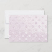 バスケットにピンクのテディベアのサンキューカード サンキューカード (裏面)