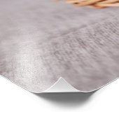 バスケットに入ったかわいい子犬たち5匹 フォトプリント            (角)