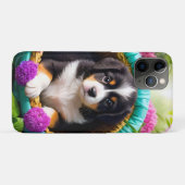 バスケットに入ったかわいい子犬 Case-Mate iPhoneケース (裏面(横))