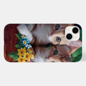 バスケットに入ったかわいい子猫たち|過去記事 Case-Mate iPhoneケース (裏面 (横))