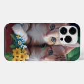 バスケットに入ったかわいい子猫たち|過去記事 iPhoneケース (裏面横)