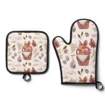 バスケットに入ったイースターバニー