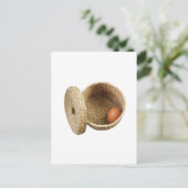 バスケットに入った卵 ポストカード (スタンド正面)