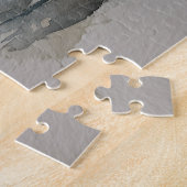 バスケットに入った子猫 ジグソーパズル (側面)