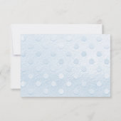 バスケットに入った青いテディベアサンキューカード サンキューカード (裏面)