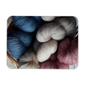 バスケットに入れるクラフトヤーンのスプール マグネット (横)