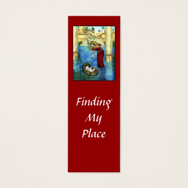 バスケットのしおりのモーゼ (正面)