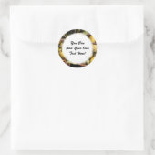 バスケットのエレガントでイタリアンなレモン ラウンドシール (バッグ)