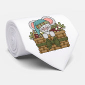 バスケットのクリスマスのマウス ネクタイ (ロール)