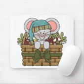 バスケットのクリスマスのマウス マウスパッド (マウス)