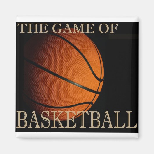 バスケットのゲーム マグネット (正面)