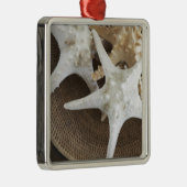 バスケットのヒトデ メタルオーナメント (右)