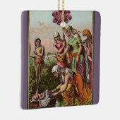 バスケットのベビーモーゼ セラミックオーナメント (右)