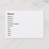 バスケットのヴィンテージのビクトリア時代の人のバラそしてシダ 名刺 (裏面)