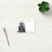 バスケットのヴィンテージの写真の猫 ポストイット (オフィス)